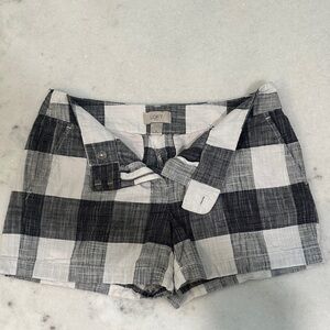 LOFT Monochrome Checkered Women's Shorts
